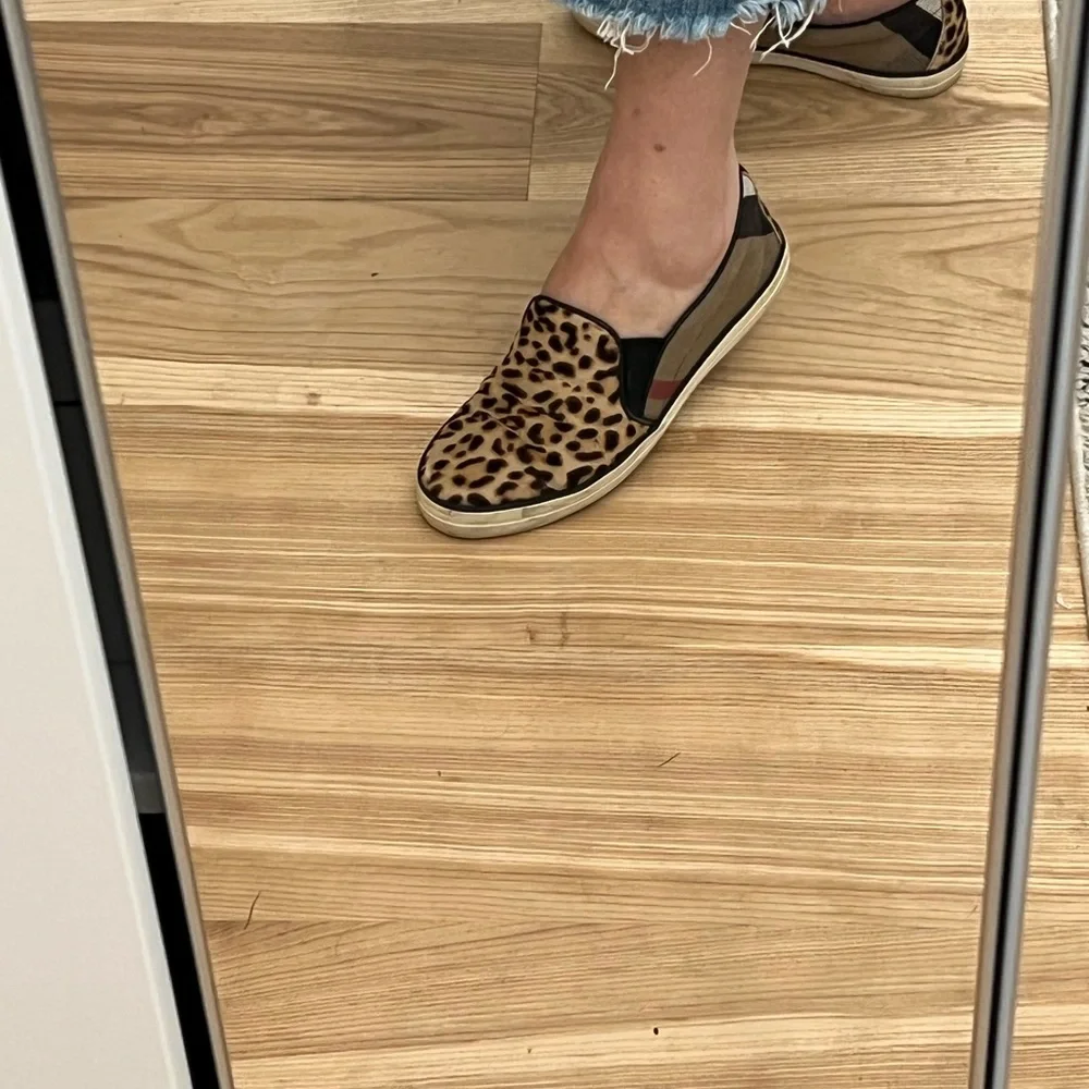 Burberry Leopard Print Flats shoes keds - Picture 7 of 13